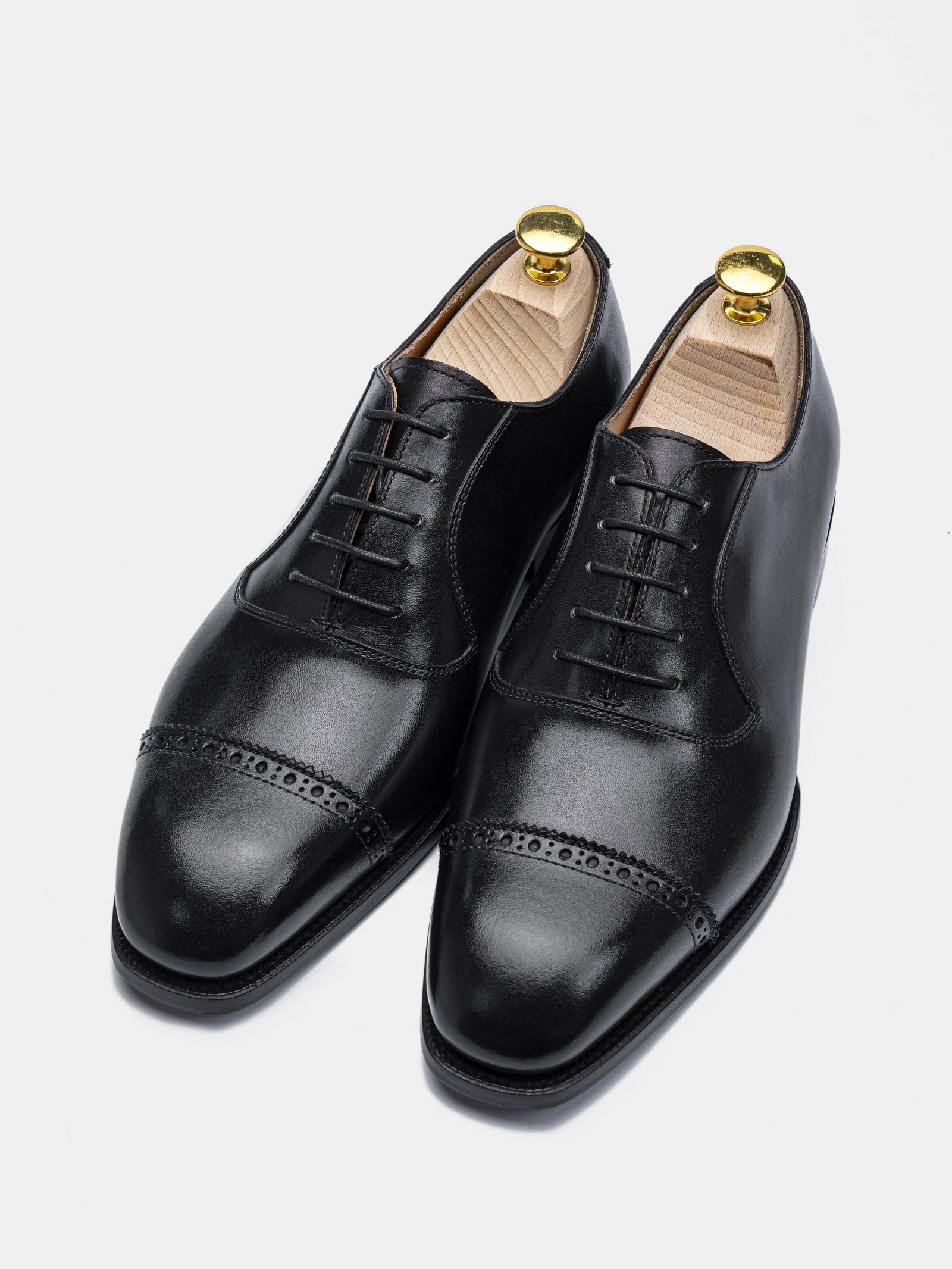 Goodyear Welted 黒 レザー ドレスシューズ 26cm 3E Goodyear Welted 黒 レザー ドレスシューズ 26cm 3E
