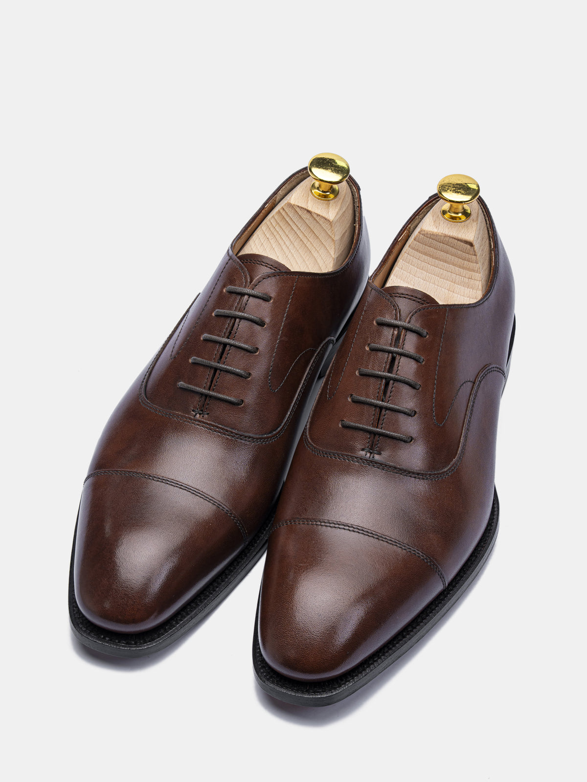 HARRISON Cap Toe Oxford Brown Museum