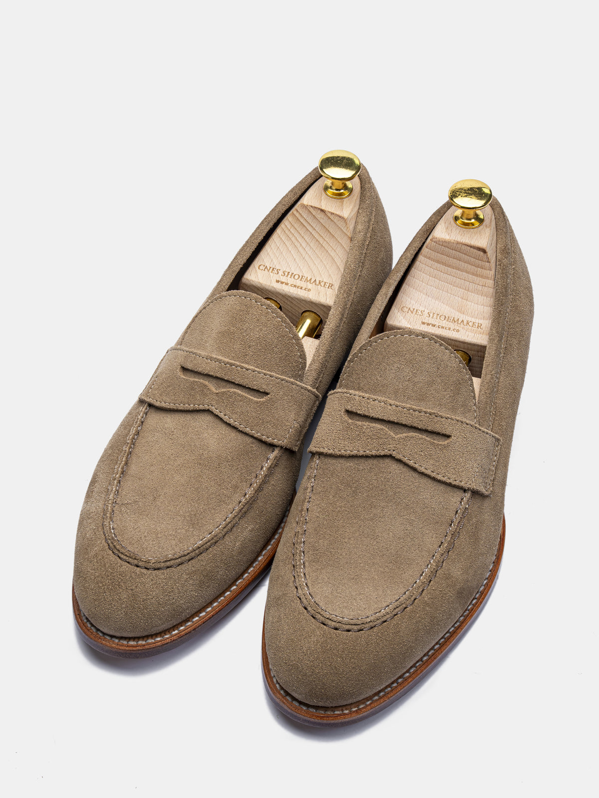 PYS Penny Loafer Beige Suede