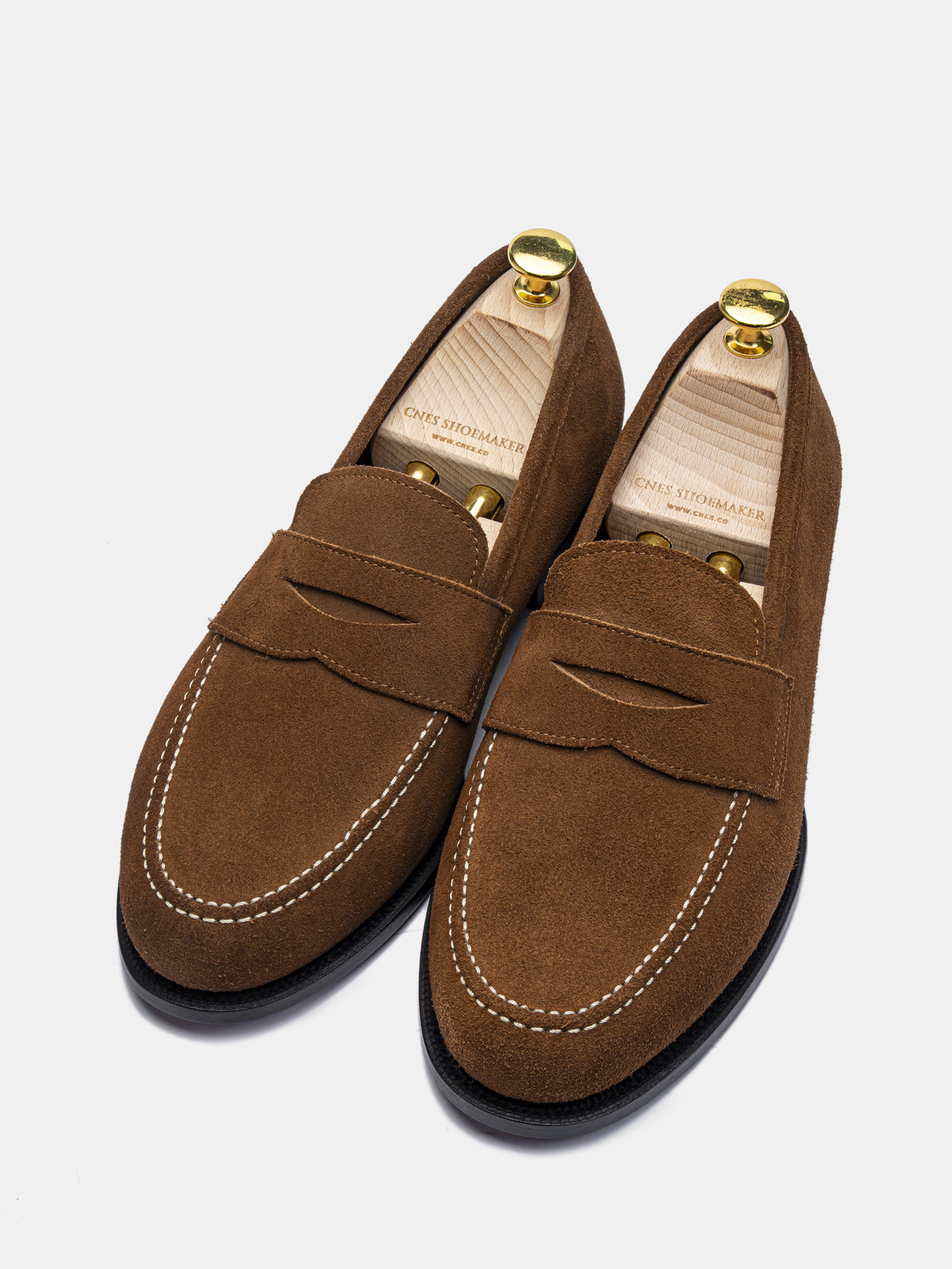 CARRICK Penny Loafer Brown Suede