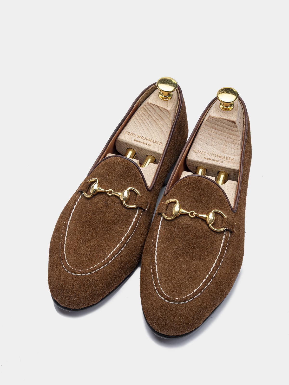 HB3 Horse Bit Loafer Brown Suede