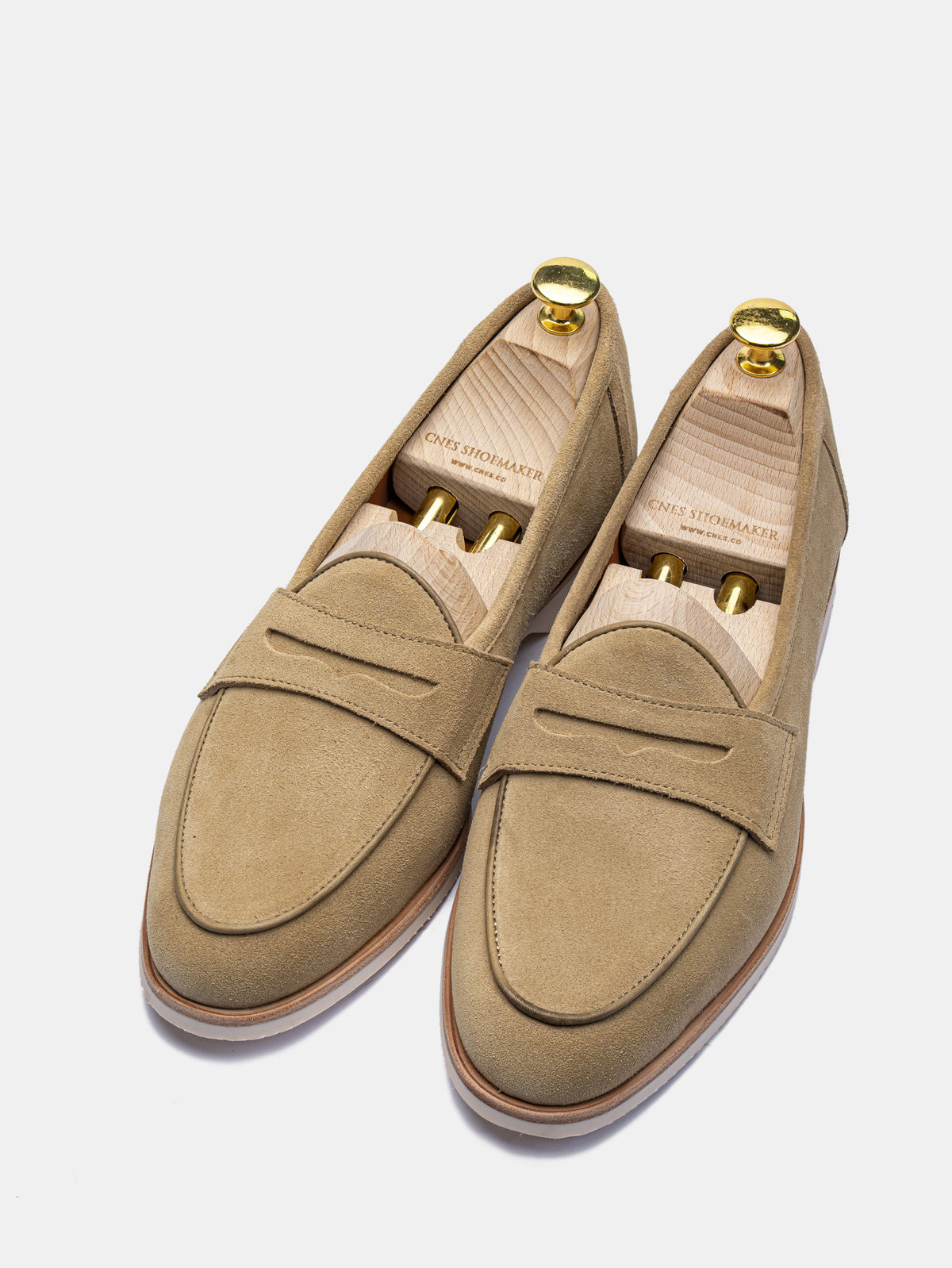 BP2-U Penny Loafer Beige Suede