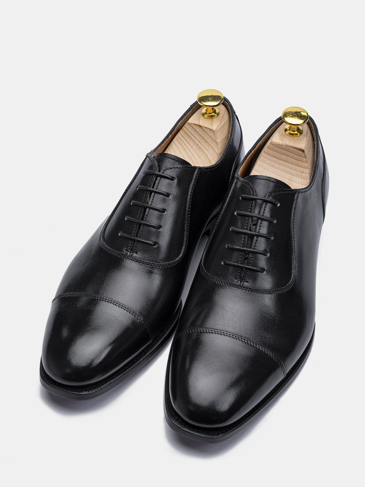 CLINT Cap Toe Oxford Black