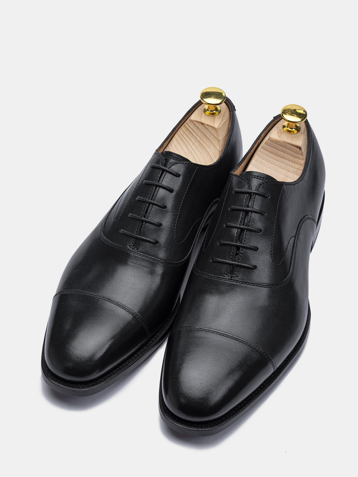 HARRISON Cap Toe Oxford Black
