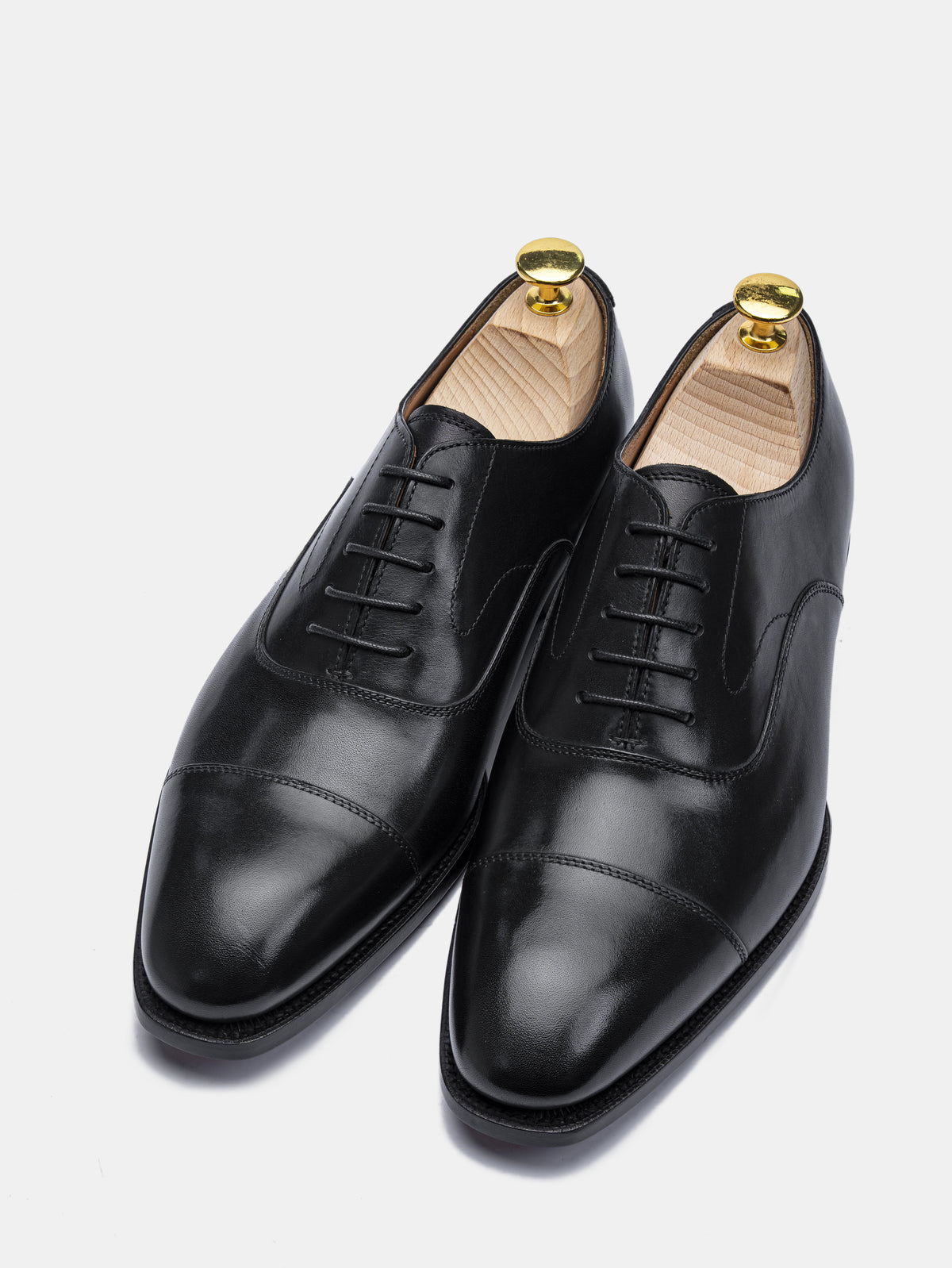 HARRISON-W Cap Toe Oxford Black