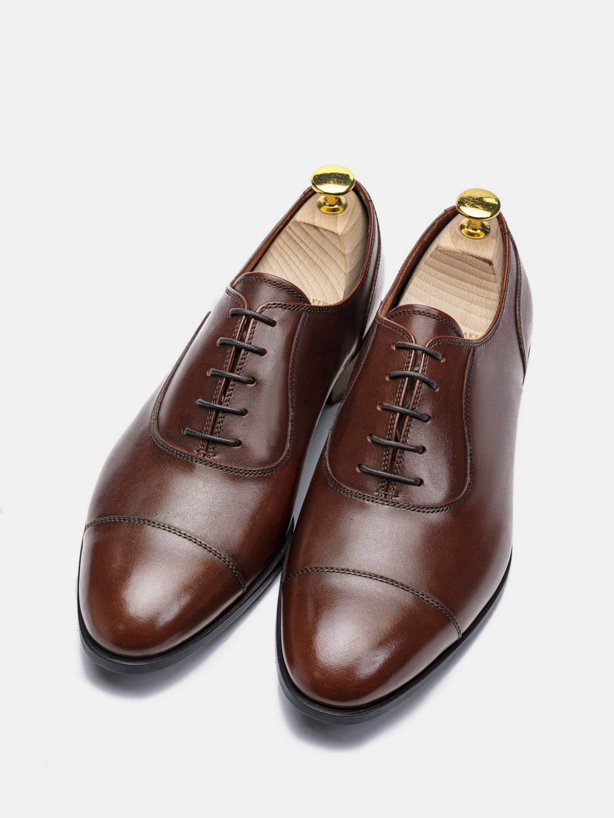 CLINT Cap Toe Oxford Cognac Museum
