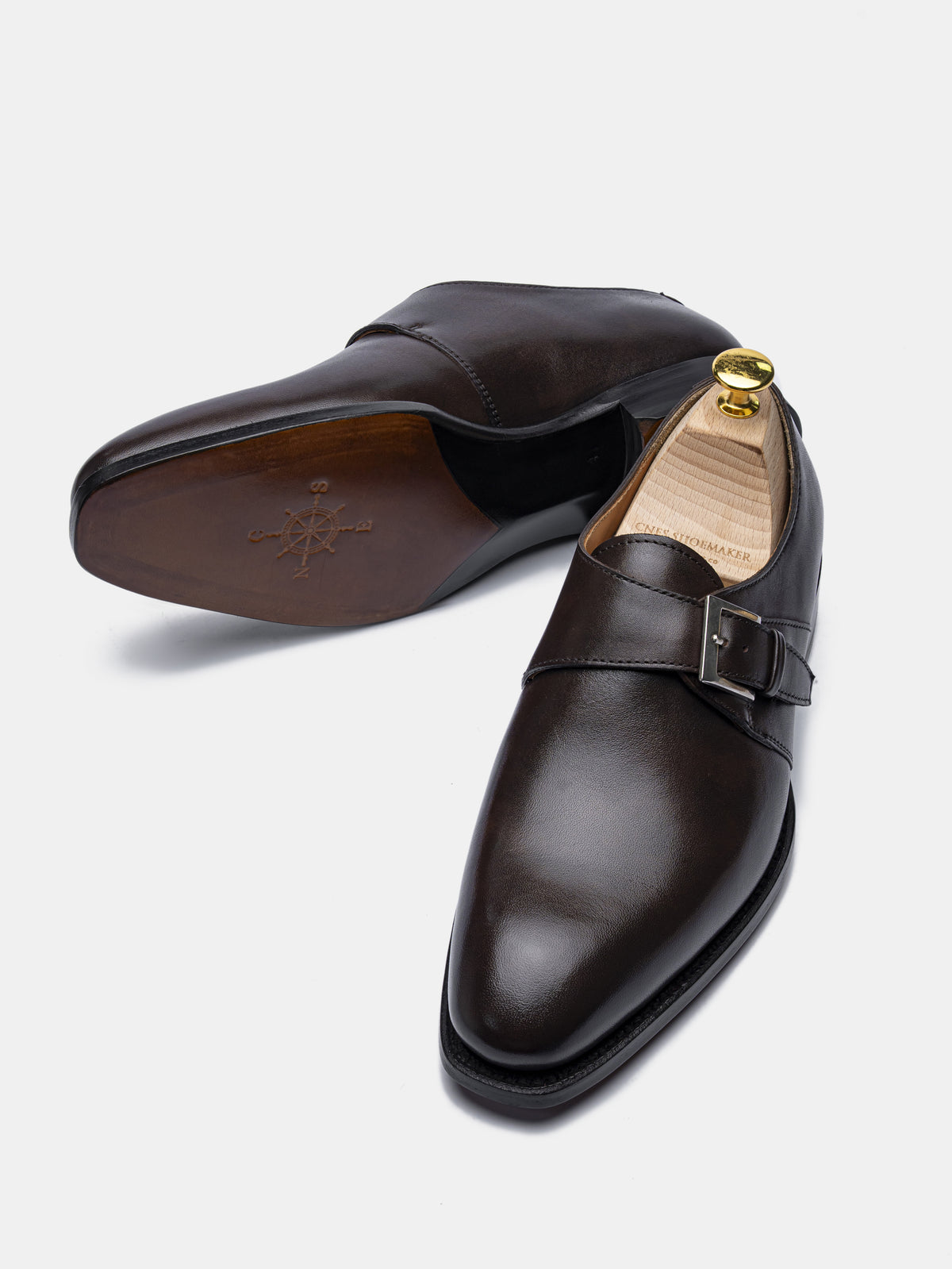 [SALE] ROLF Single Monk Strap Dark Brown Museum