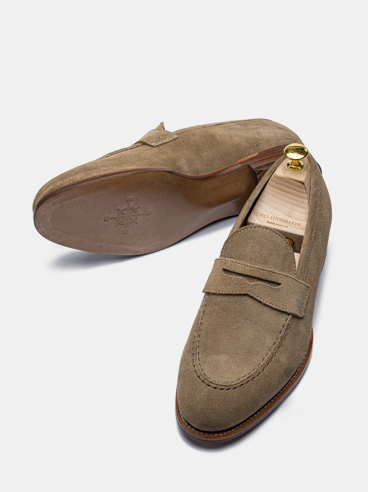 PYS Penny Loafer Beige Suede