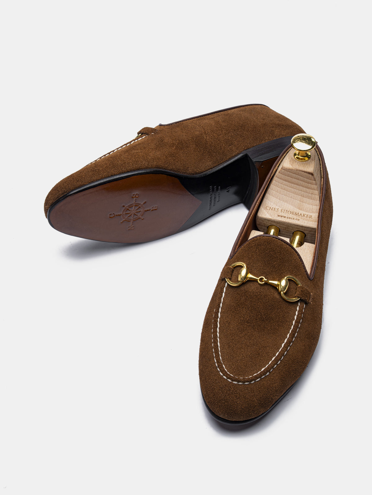 HB3 Horse Bit Loafer Brown Suede
