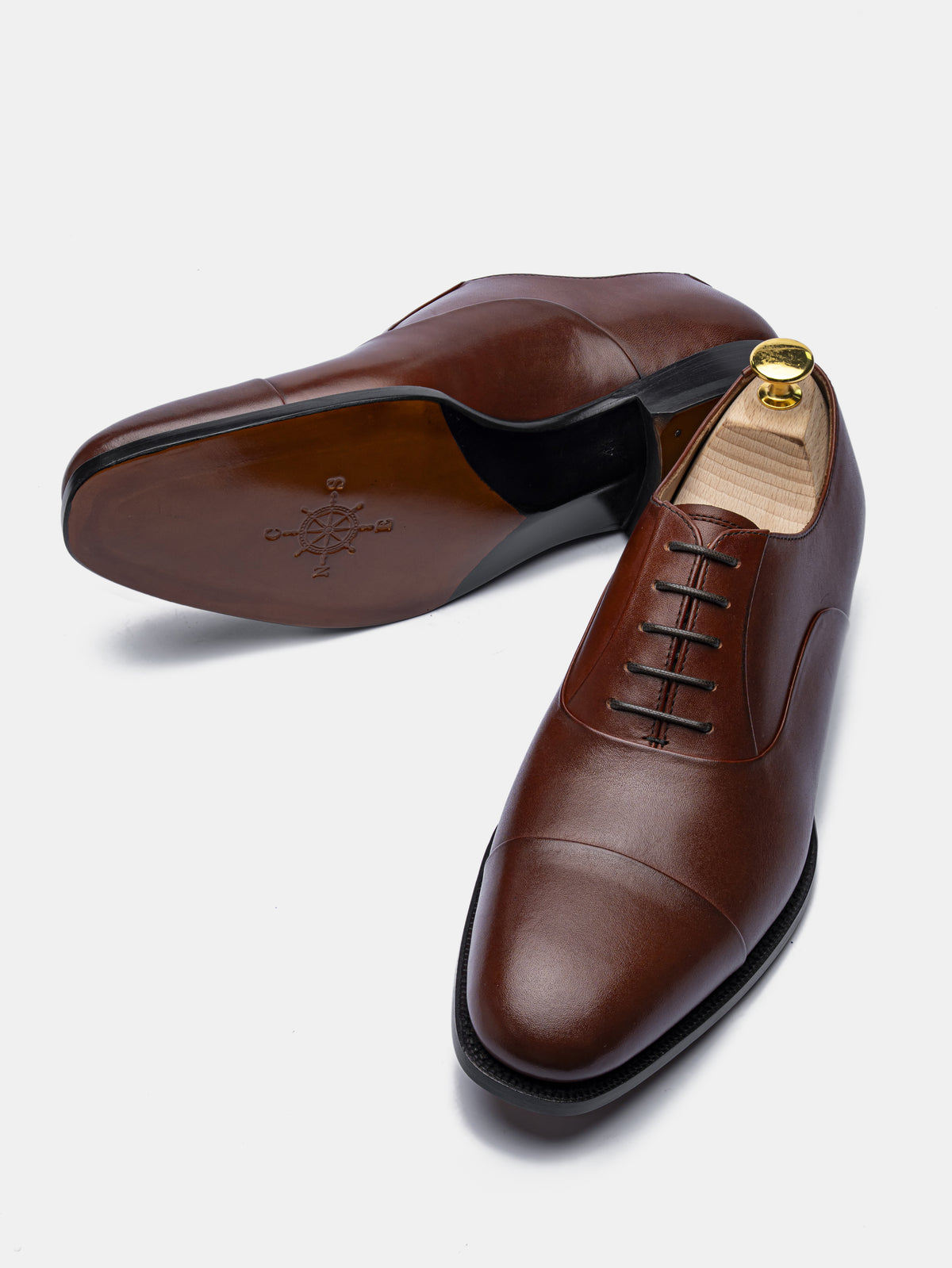 C5 Cap Toe Oxford Cognac Museum