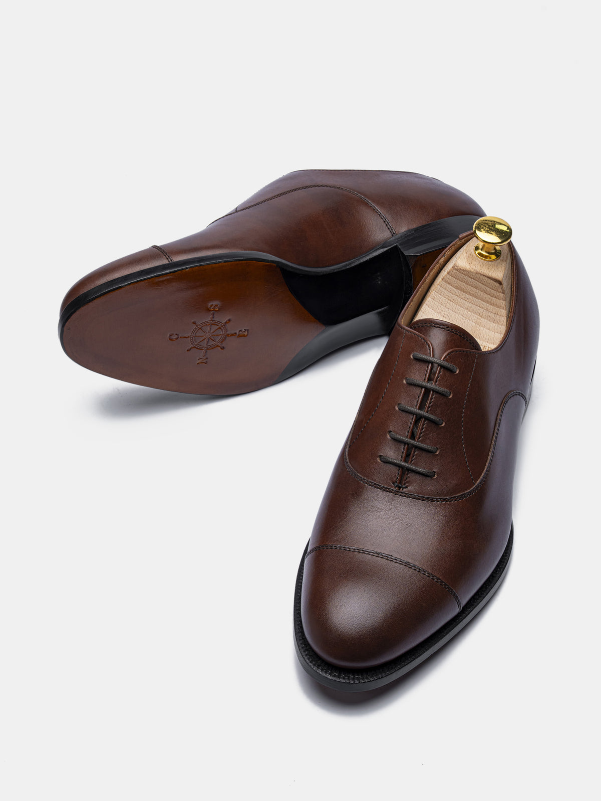 WALTER Cap Toe Oxford Brown Museum