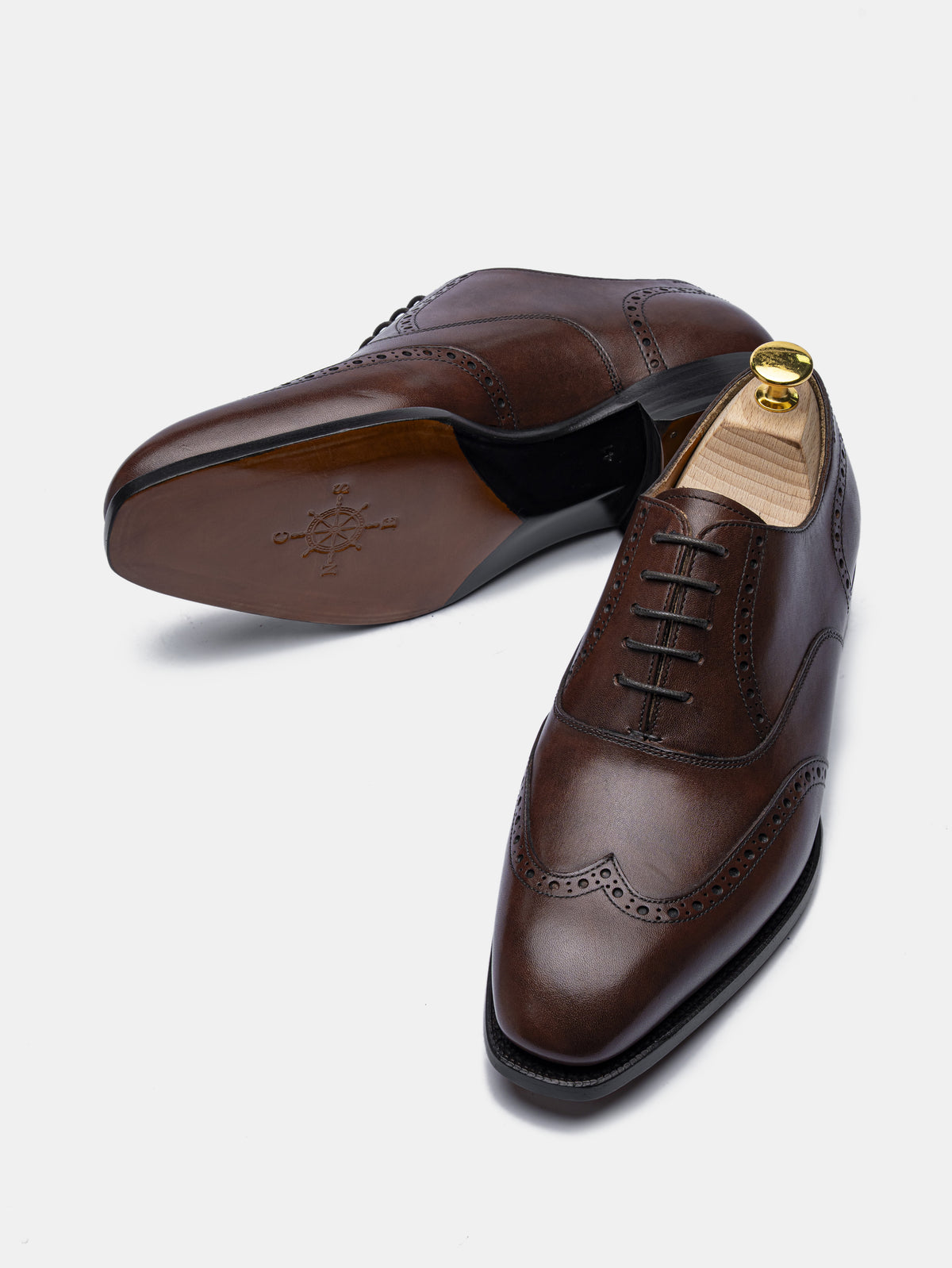 [ONLINE EXCLUSIVE] TRAVIS Brogue Oxford Brown Museum