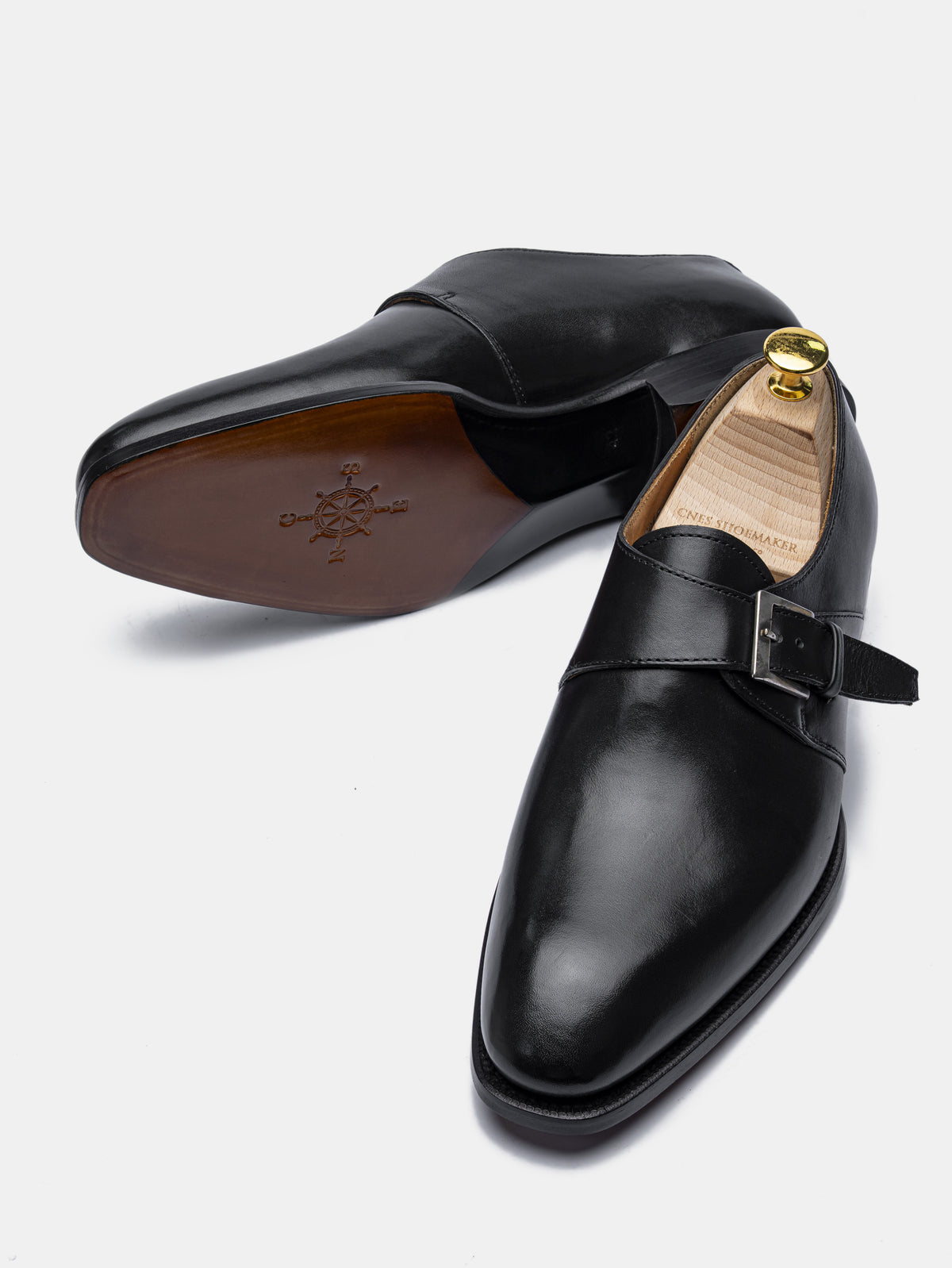 [SALE] ROLF Single Monk Strap Black