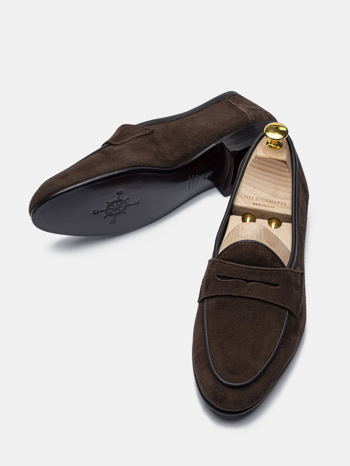 BP2-U Penny Loafer Dark Brown Suede