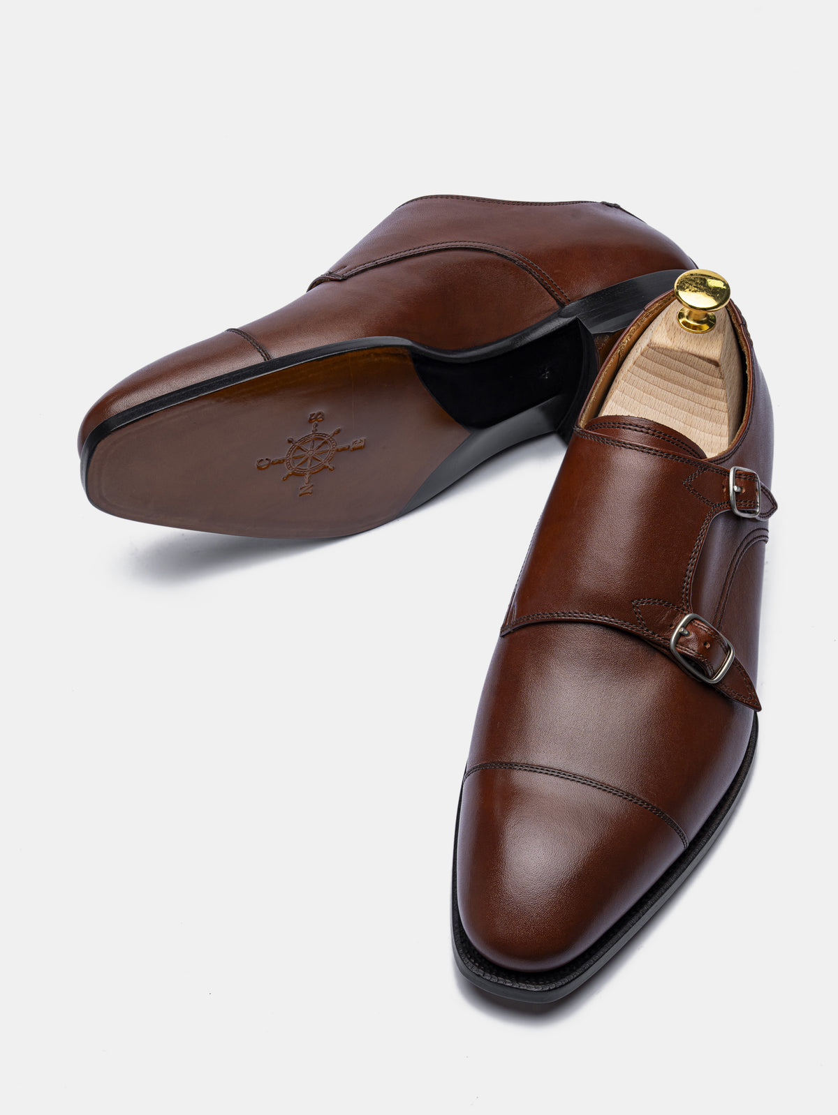 [SALE] CONY II Double Monk Strap Cognac Museum