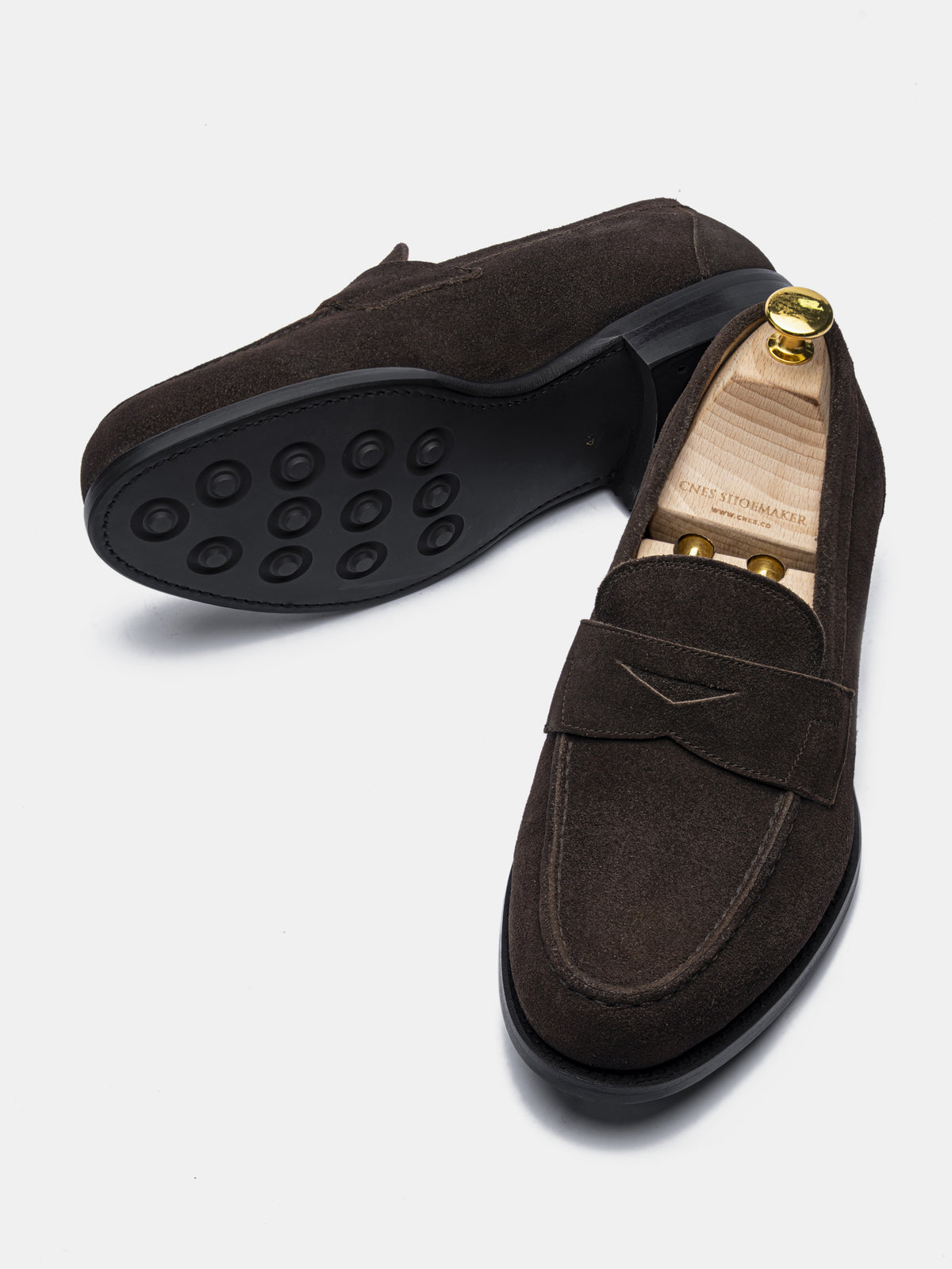 PYS3 Penny Loafer Dark Brown Suede