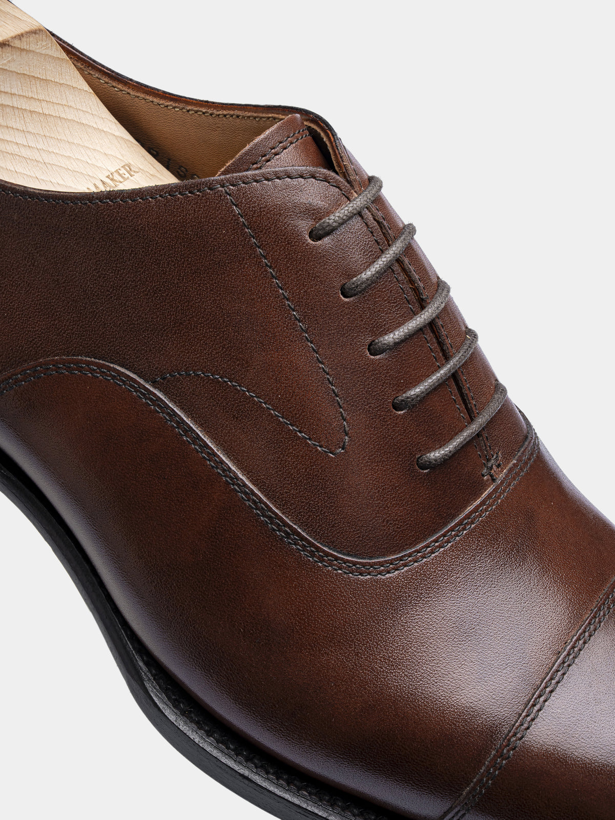 HARRISON Cap Toe Oxford Brown Museum