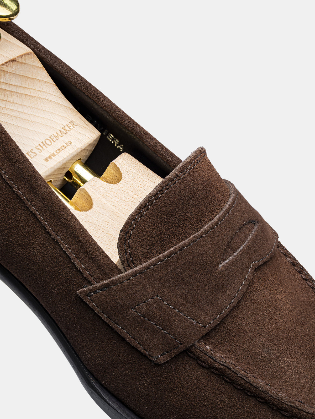 PYS II Riviera Penny Loafer Dark Brown Suede