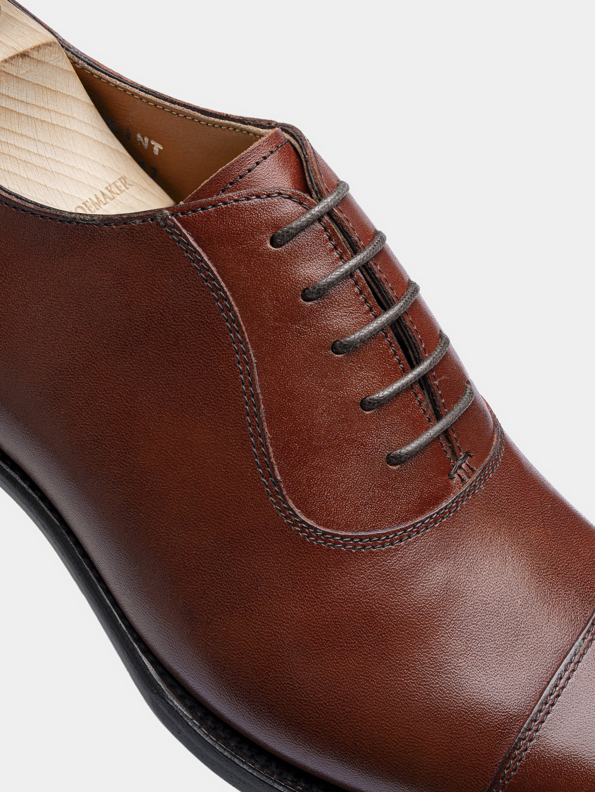 CLINT Cap Toe Oxford Cognac Museum