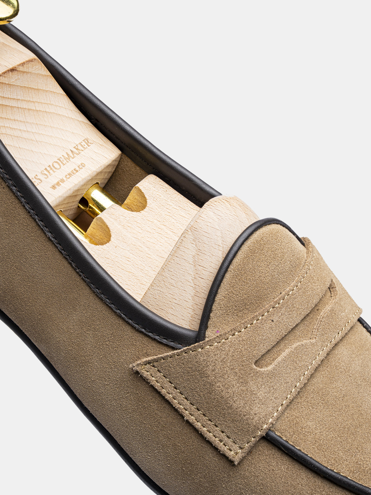 BP2-U Belgian Loafer Beige Suede