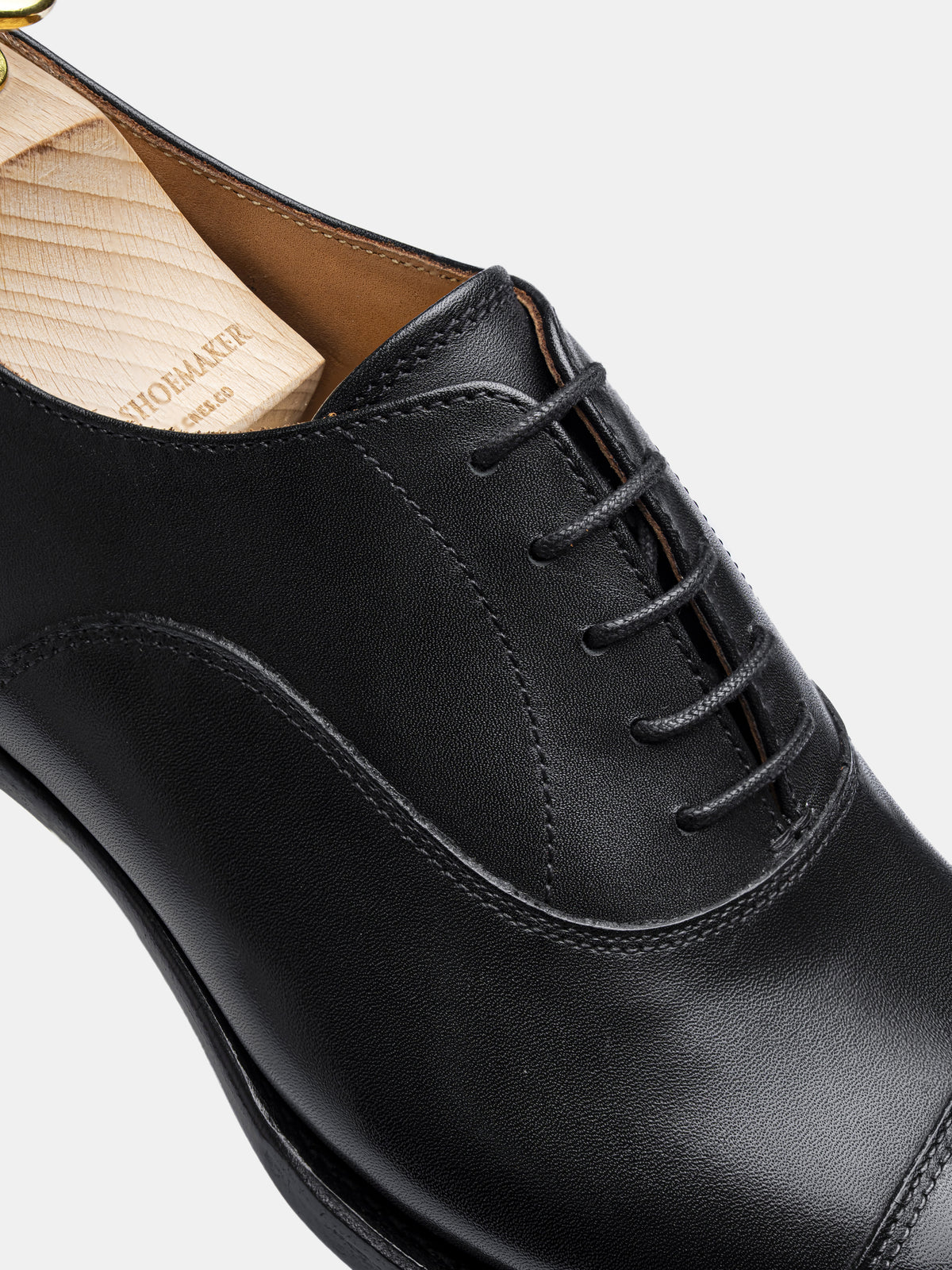 WALTER Cap Toe Oxford Black