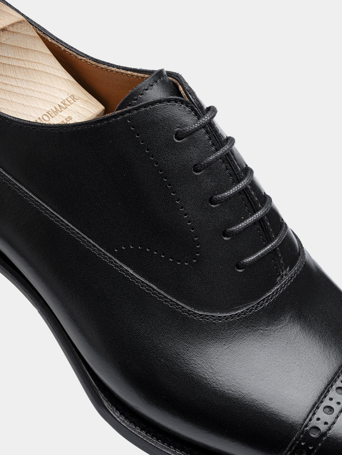 black balmoral oxford dress shoes Balmoral' Leather UK 10.5 G Shoe care 932 Plain Toe Balmoral Oxford