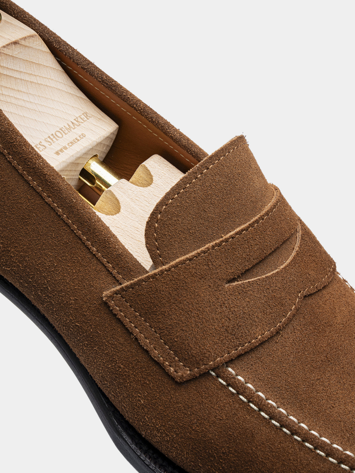 CARRICK Penny Loafer Brown Suede