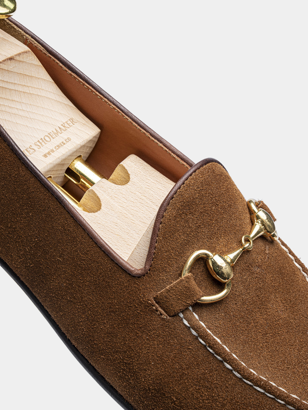 HB3 Horse Bit Loafer Brown Suede