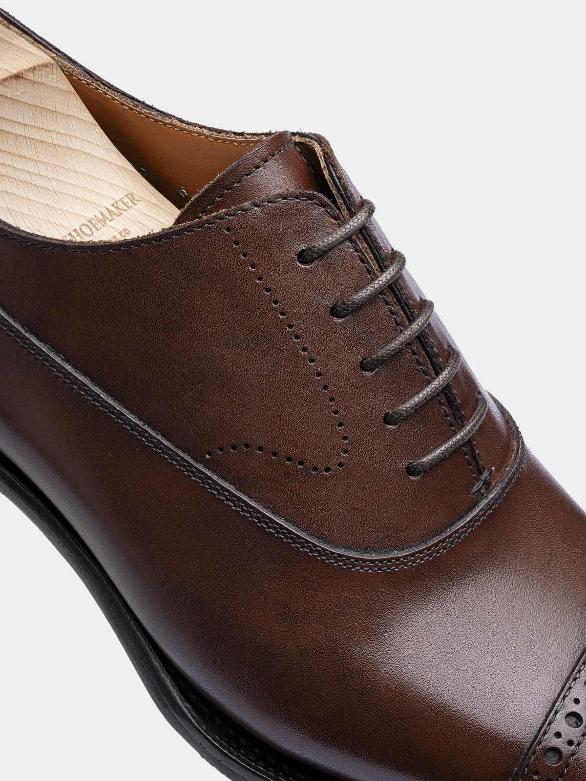 Church’s Balmoral Classic Oxford Shoes CHURCH'S VINTAGE OXFORD - BLACK – UK 7 – BALMORAL - UNWORN