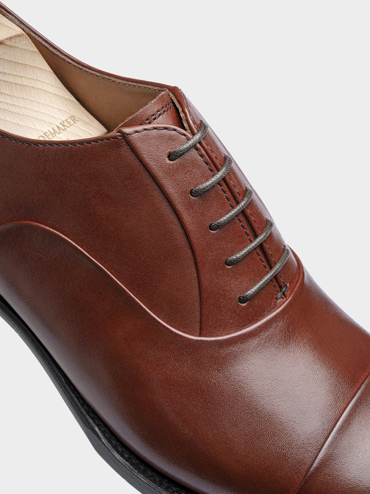 C5 Cap Toe Oxford Cognac Museum