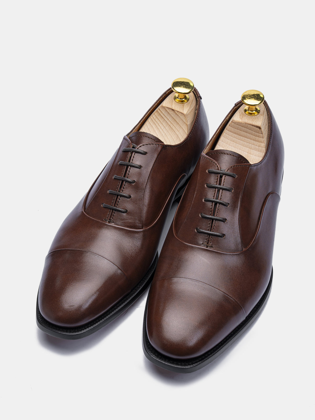 C5N54 Cap Toe Oxford Brown Museum