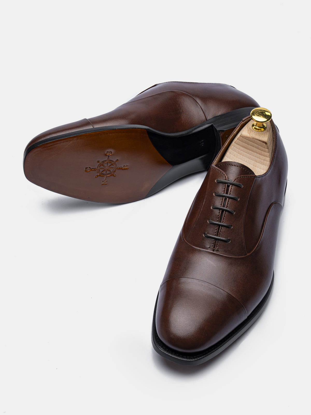 C5N54 Cap Toe Oxford Brown Museum