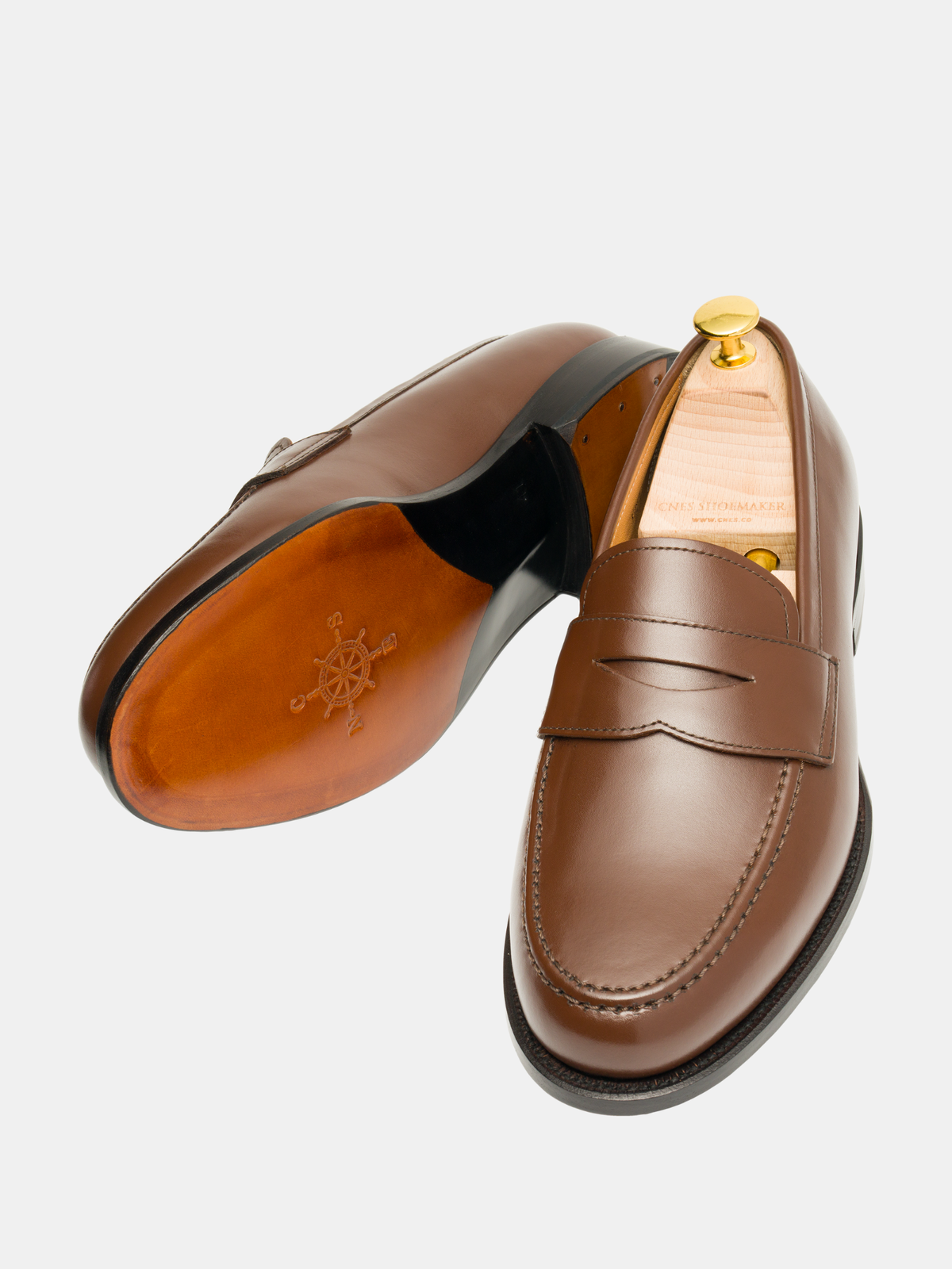 CARRICK Penny Loafer Brown