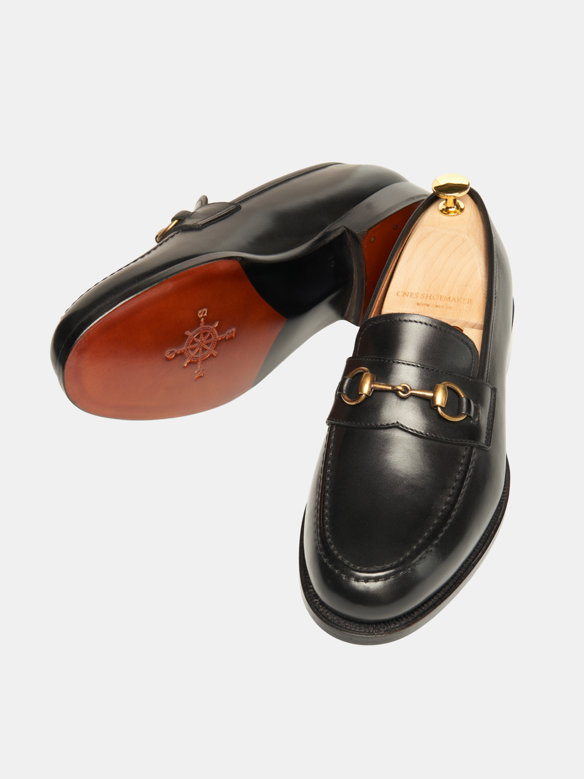 DAVIS Horse Bit Loafer Black