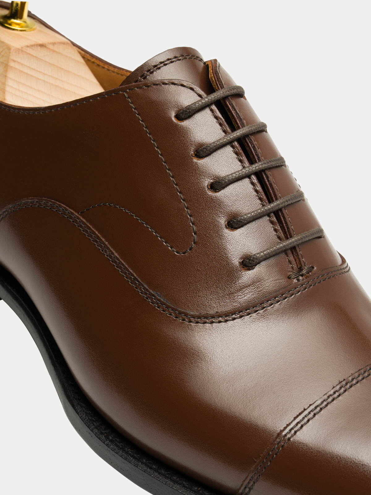 HARRISON-W Cap Toe Oxford Brown