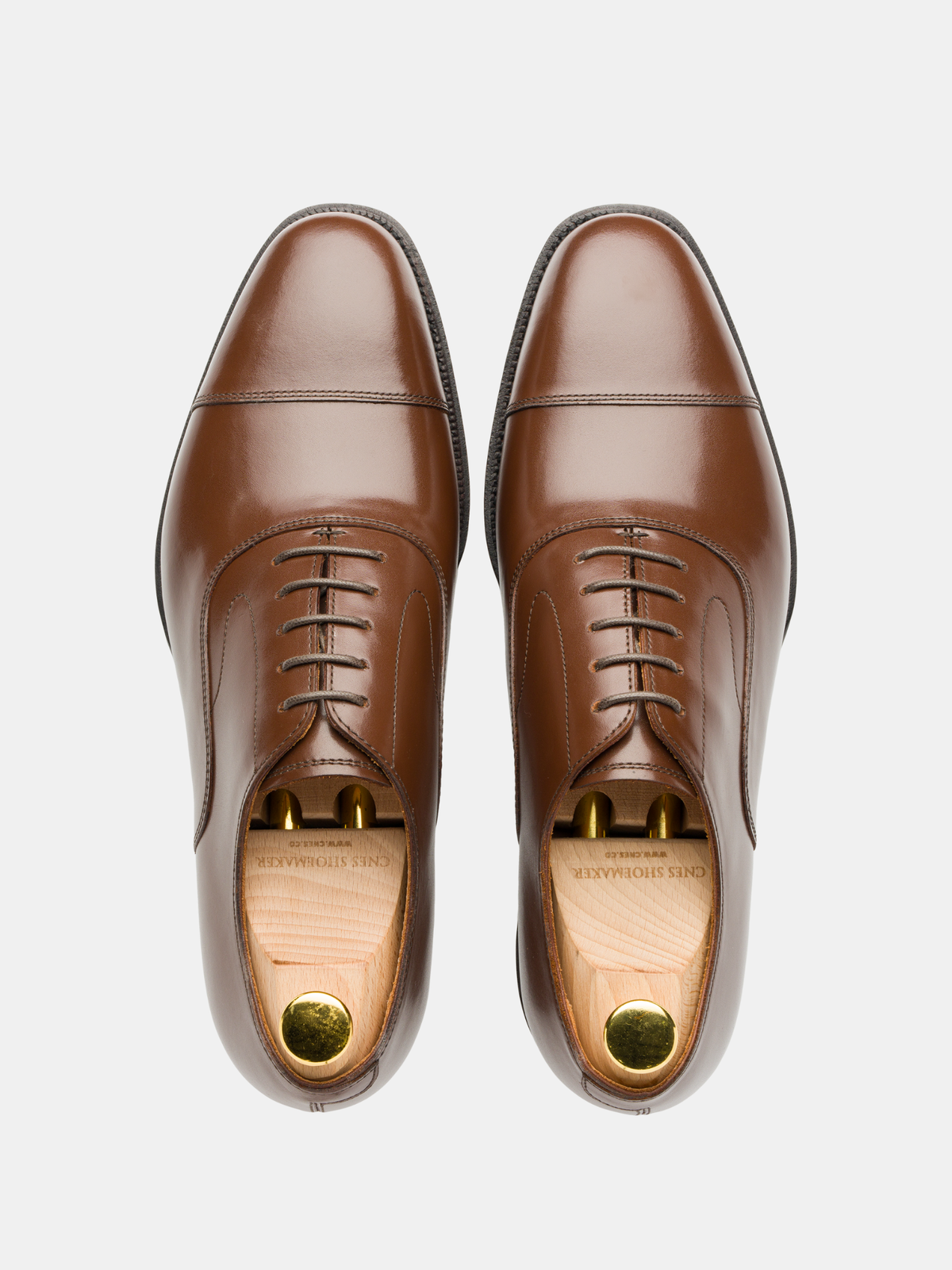 HARRISON-W Cap Toe Oxford Brown