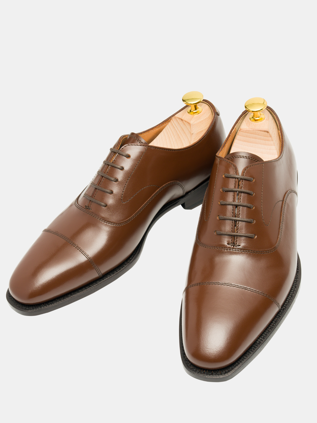 HARRISON Cap Toe Oxford Brown
