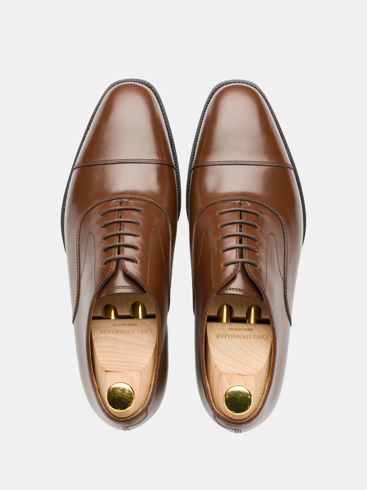 HARRISON Cap Toe Oxford Brown