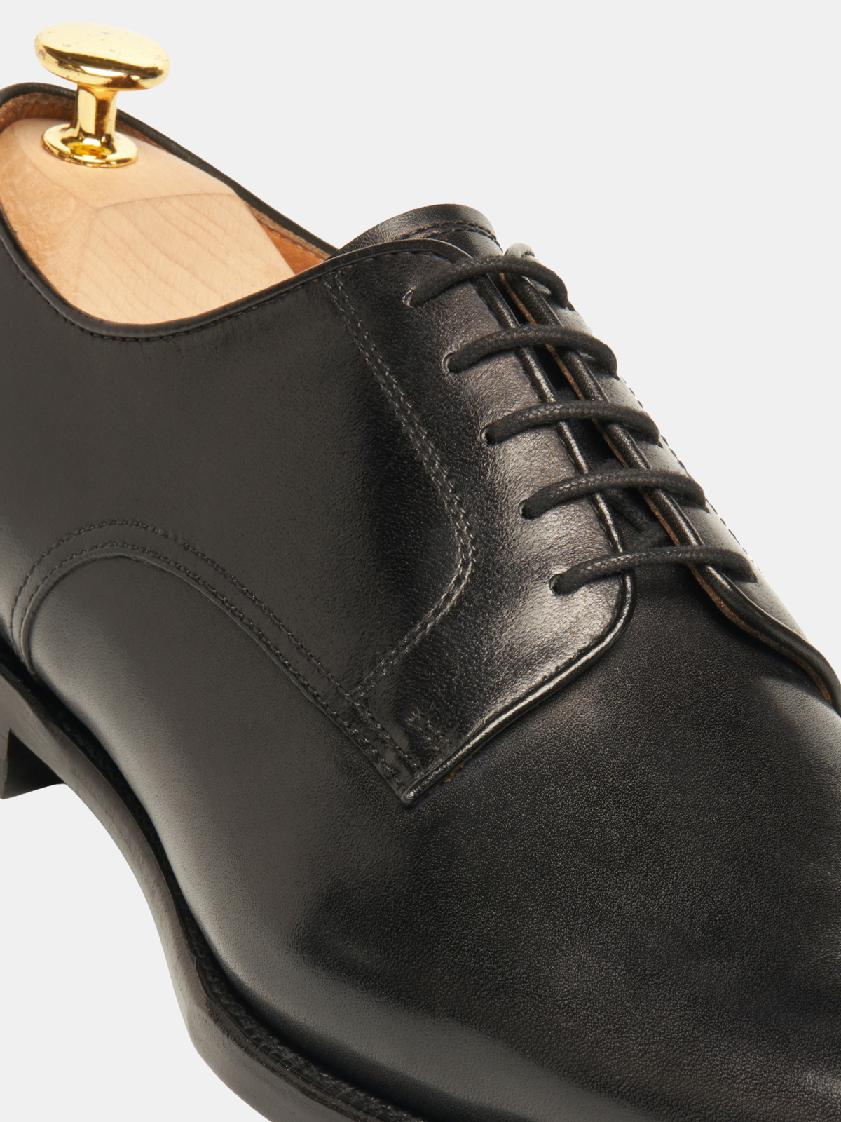 HERBERT Plain Toe Derby Black (54)