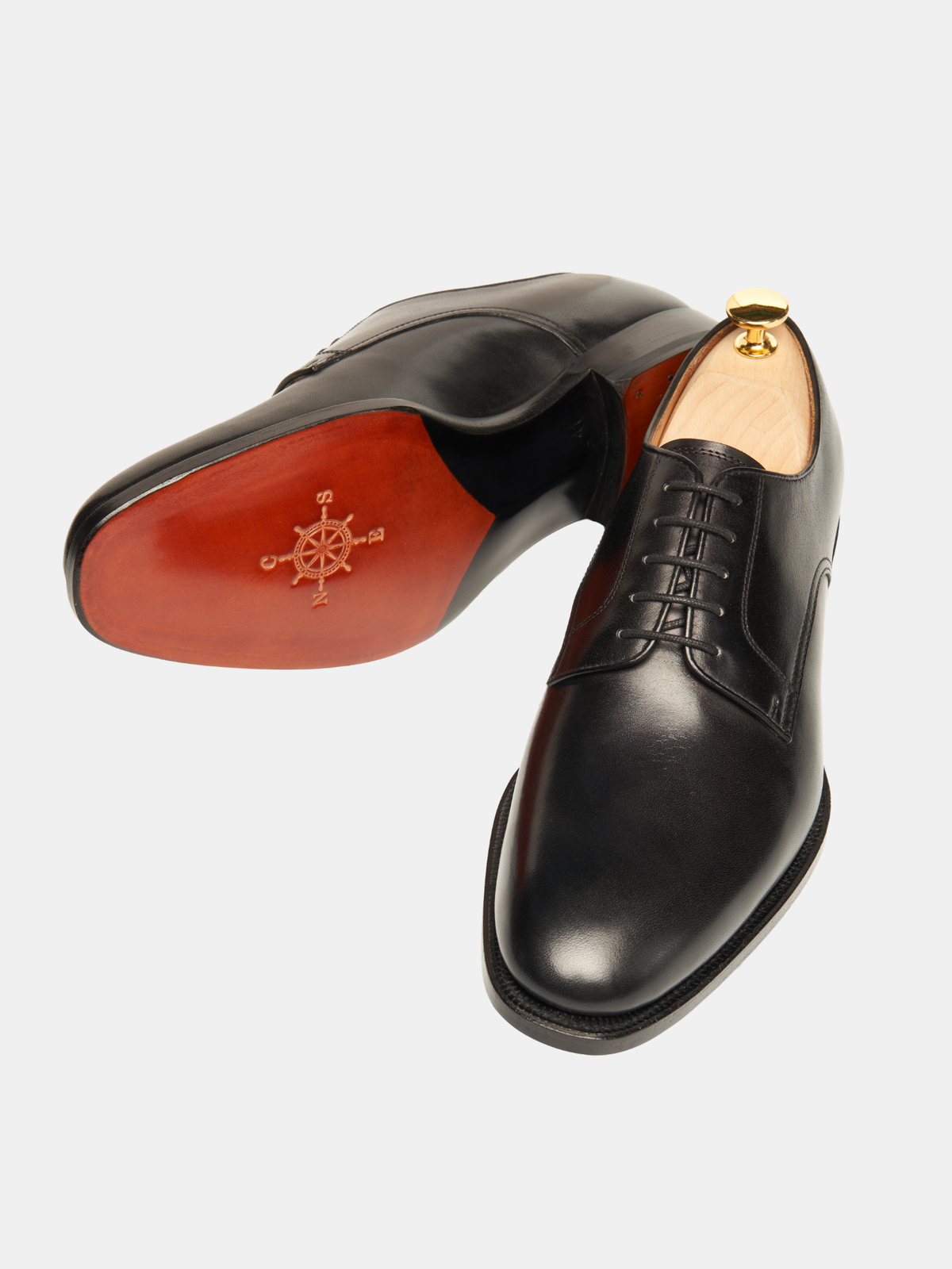 HERBERT Plain Toe Derby Black (54)