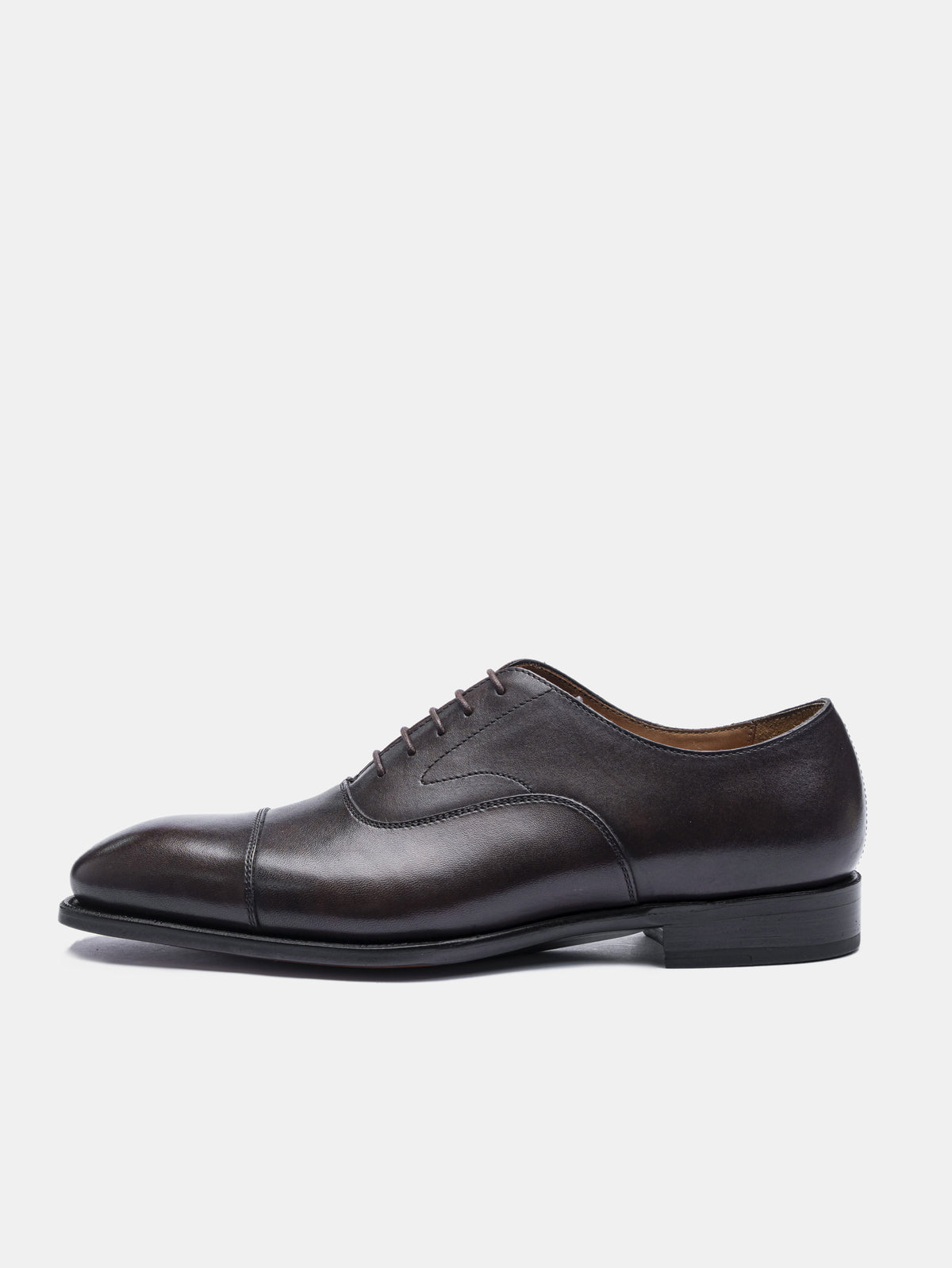 HARRISON Cap Toe Oxford Dark Brown Museum