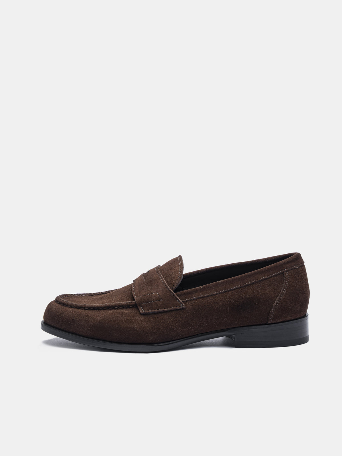 PYS II Riviera Penny Loafer Dark Brown Suede