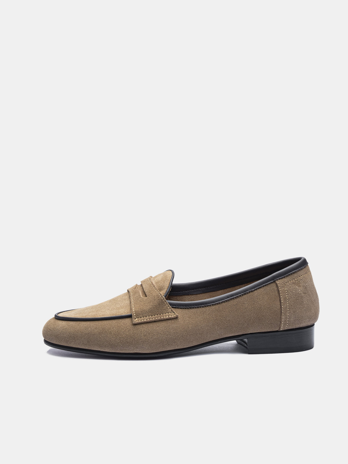 BP2-U Belgian Loafer Beige Suede