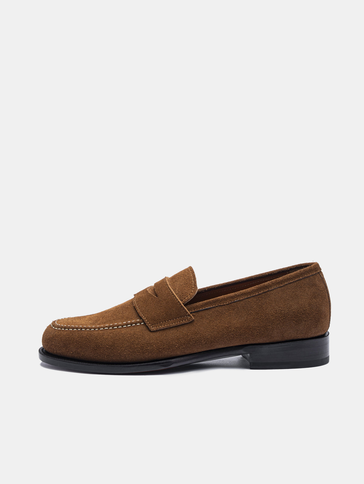 CARRICK Penny Loafer Brown Suede