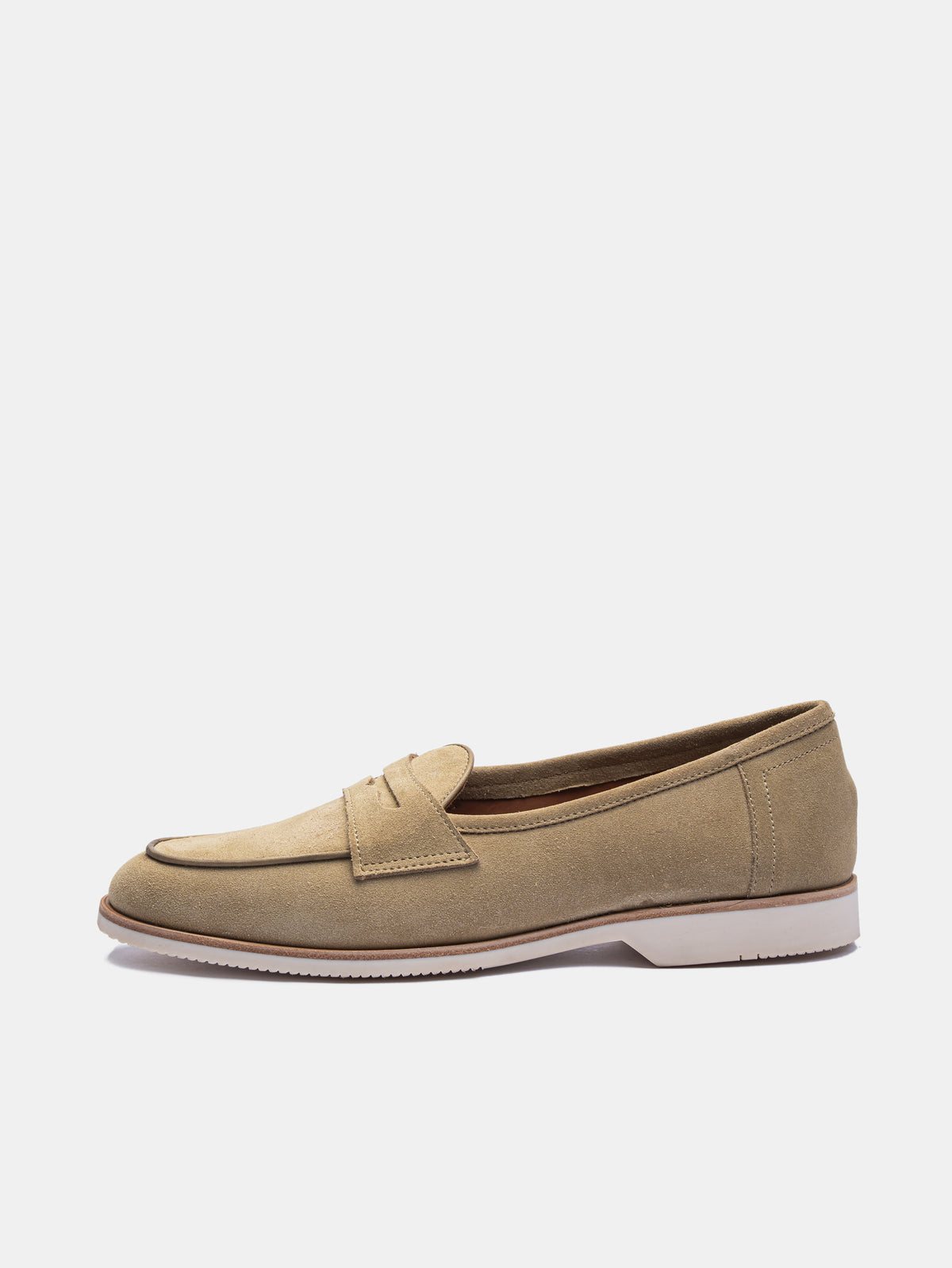BP2-U Penny Loafer Beige Suede