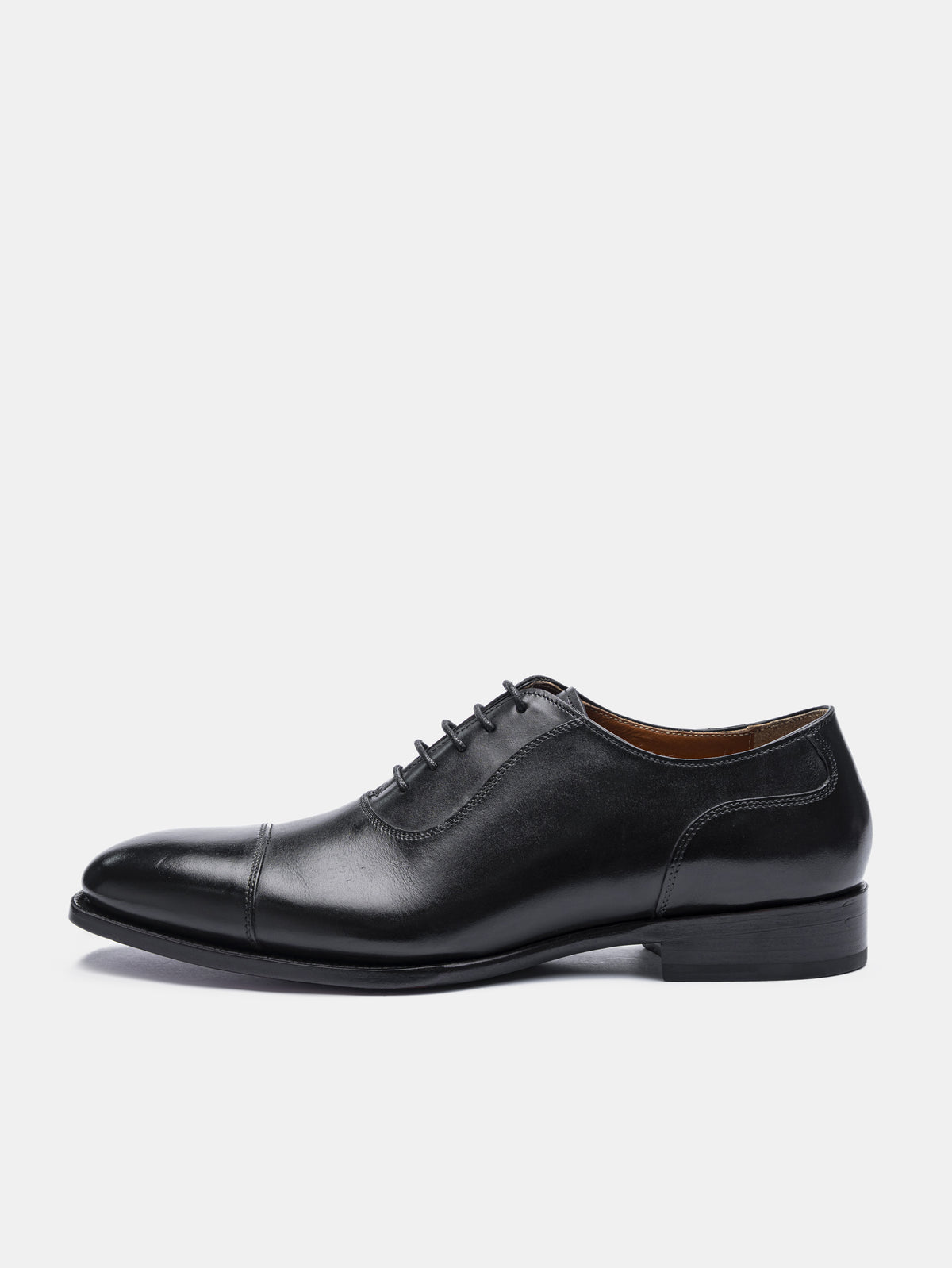 CLINT Cap Toe Oxford Black