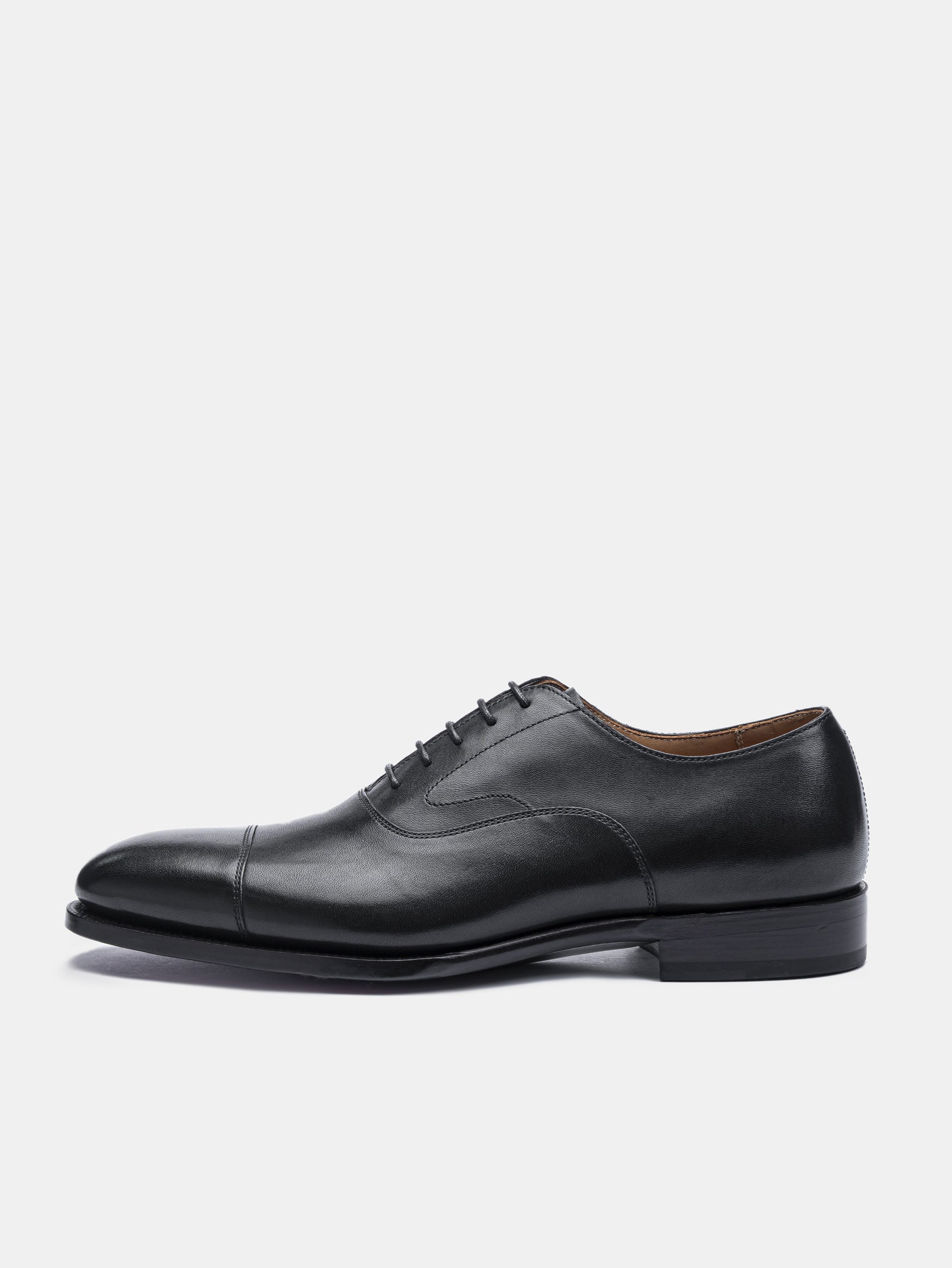 HARRISON Cap Toe Oxford Black
