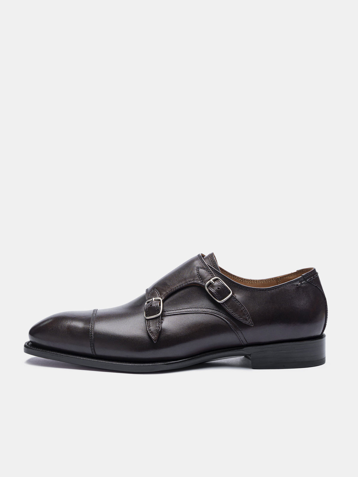 [SALE] CONY II Double Monk Strap Dark Brown Museum