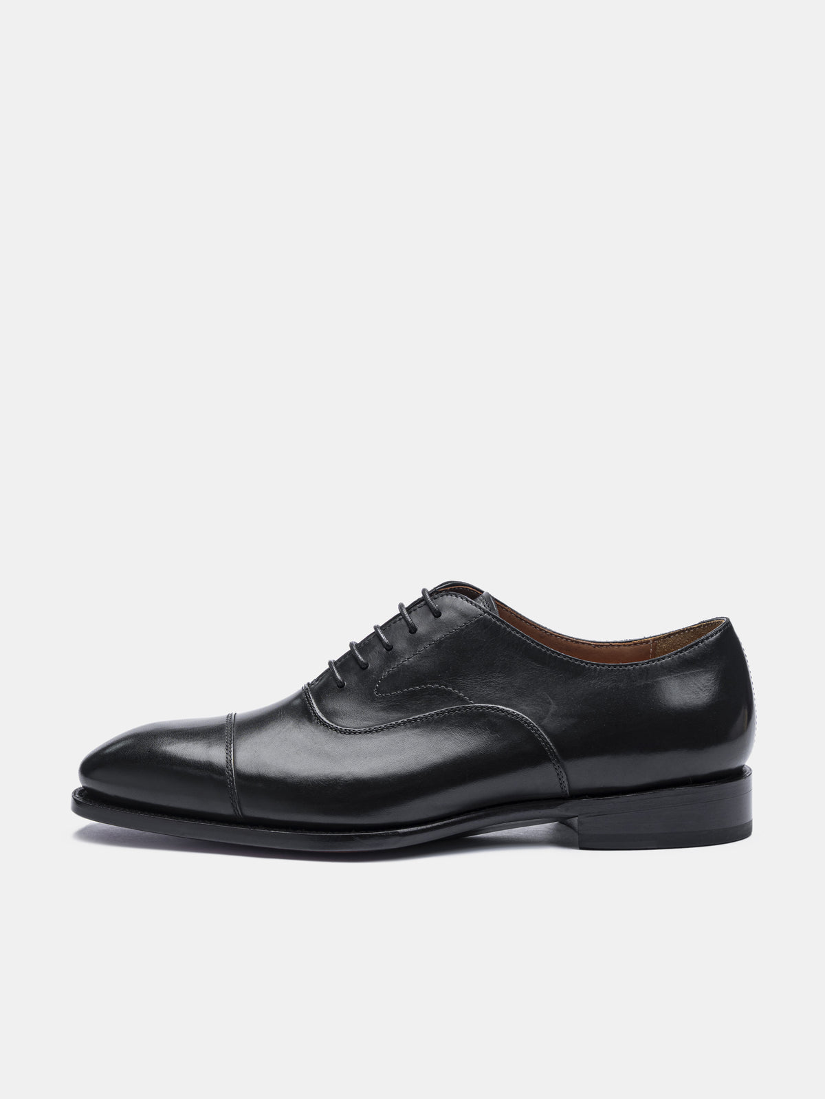 HARRISON-W Cap Toe Oxford Black