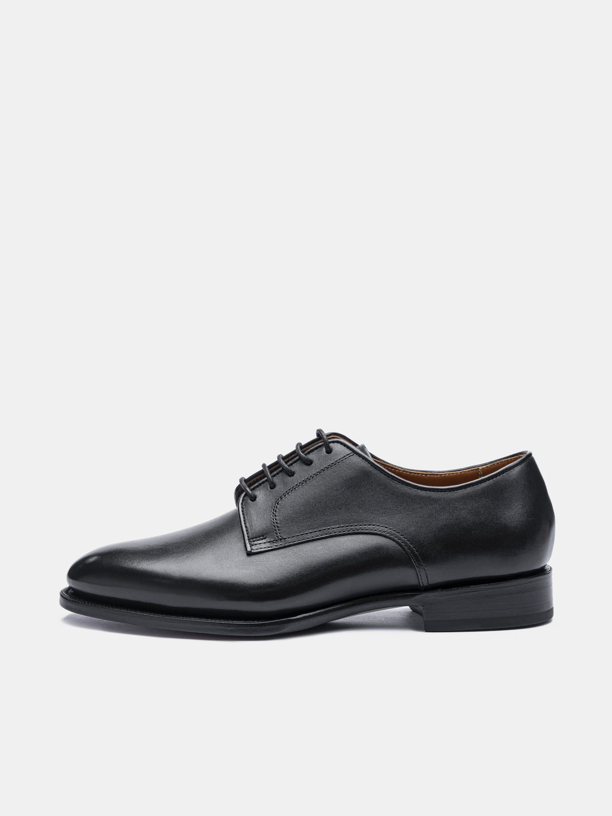 HERBERT Plain Toe Derby Black